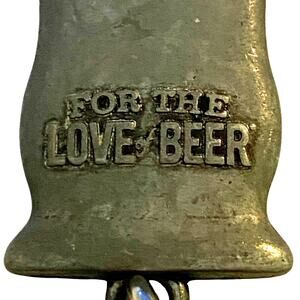 Samuel Adams Keychain Boston Lager Bottle Opener Charm Double Sided Souvenir